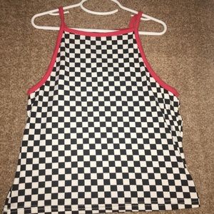 Checkered tee shirt